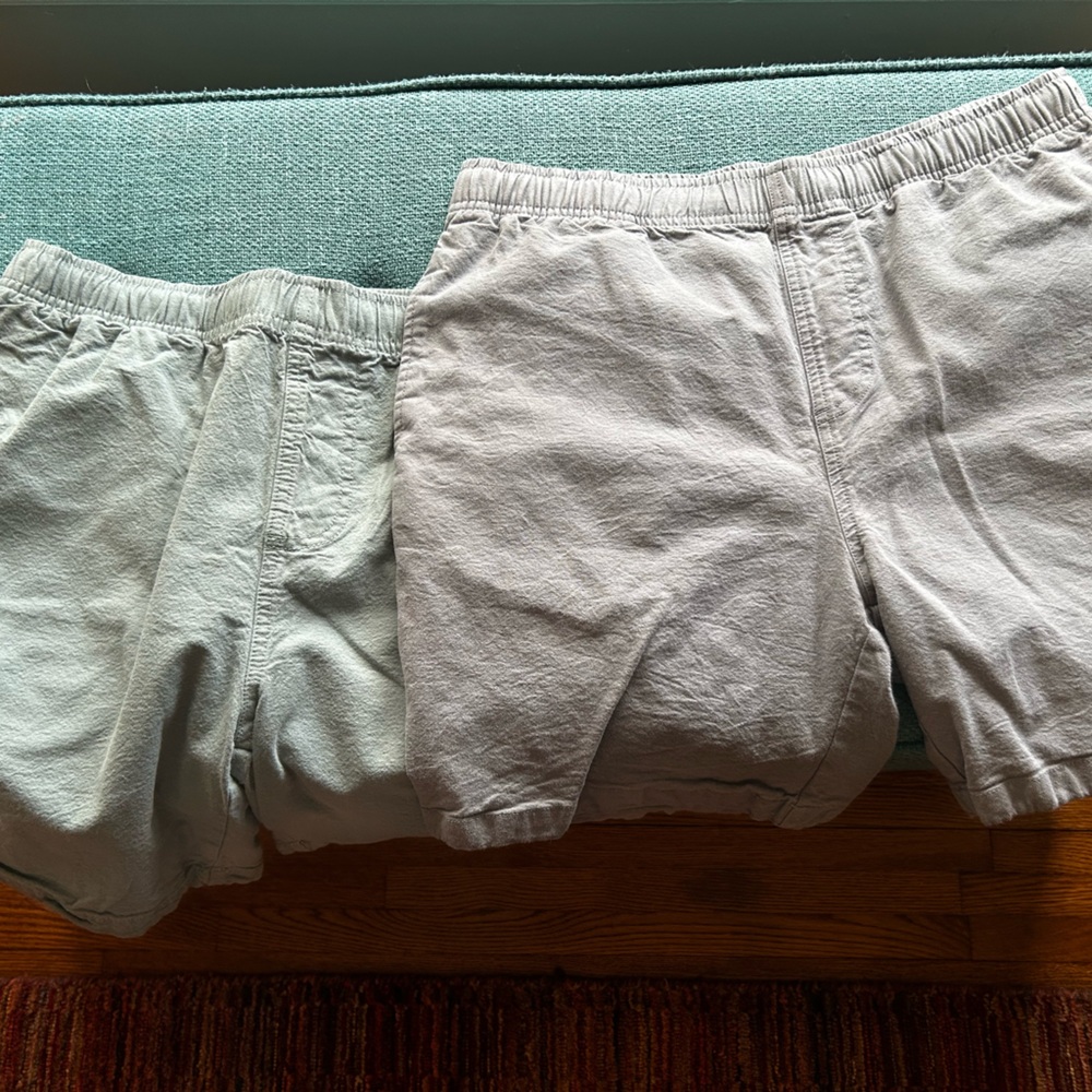 Men's Hybrid Shorts in Gray and Light Green - Freefly